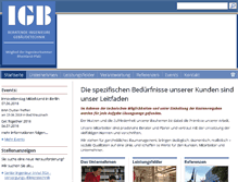 Tablet Screenshot of igb.katzschmann.de